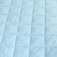 thumbnail image 5 of Organictune Microfiber Down Alternative Machine Washable Toddler Comforter, Super Soft and Lightweight Kids Crib Quilted Blanket for Stroller, Travel, Aqua, 39"x47", 5 of 5
