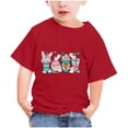 thumbnail image 2 of Tdoqot Easter Shirts for Girls Boys- Kids Clothes Cute Crewneck Short Sleeve T Shirt Red Size 11 Years, 2 of 3