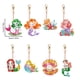 thumbnail image 4 of Llavero Diamond Art 8 Piezas Sirenas Donut Doble Cara para Del, 4 of 9