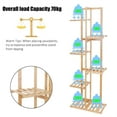 thumbnail image 3 of QISHENSHUI Plant Stand a Multiple Tiered Corner Shelf Designed as a Tall Flower Pot Holder Perfect for Indoor Patio and Garden Spaces to Showcase Greenery with Organized and Stylish Display 6 Tier, 3 of 14