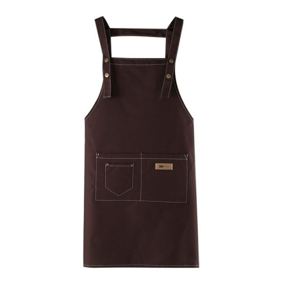 WMQPNNS New Trending All Pure Polyester Cotton Canvas Apron Advertising Logo Printing Manicure Waist Home Kitchen Restaurant Work Clothes Todays Deals Clearance Sale