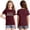 Wine, variant on CCRFTGI 4th of July Shirts for Children Girls Size 10-12 Short Sleeve Happy 250 anniversary usa shirt Summer Casual T-Shirts Independence Day Teen Girl Clothes Tee Top Blue 10-11 Years
