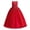 Red, variant on IDOPIP Little Big Girl Flower Tulle Bridesmaid Dress Princess Pageant Birthday Party Wedding Formal Floor Long Dance Evening Vintage Lace Maxi Gown 13-14 Years Pink