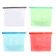 thumbnail image 1 of Bolsas reutilizables de silicona para almacenamiento de alimentos, bolsas de sellado para conservación de alimentos, contenedor de alimentos para el hogar, 4 Uds., 1 of 14