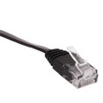 thumbnail image 1 of Câble Ethernet Plat Cat6 de 6 Po, 32 AWG, Noir, 1 of 1