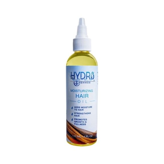Hydr8 Organics Organic Moisturizing Hair Oil for Curly Dry Hair Including 8 vitamins & Minerals , 4 fl oz