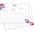 thumbnail image 1 of Tarjetas De Recetas Heart&Berry Roses 4X6 De Doble Cara - Juego De 50 Tarjetas De Recetas Gruesas, 1 of 5