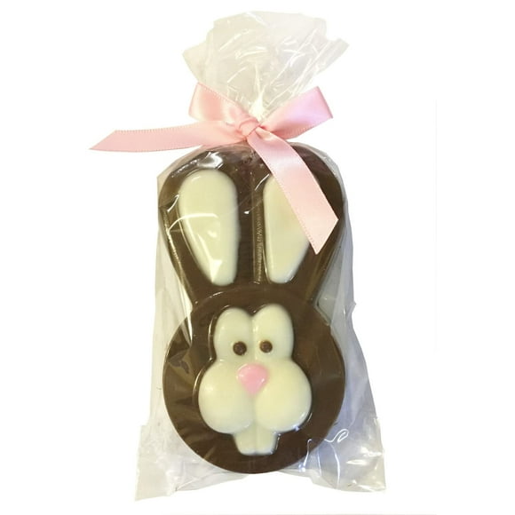 Chocolate Bunny Easter Cookies, RE32Easter Basket Ideas, Chocolate Covered Oreo Cookies Individually Wrapped in Easter Gifts Bag, Fun Chocolate Easter Bunny Table Dcor