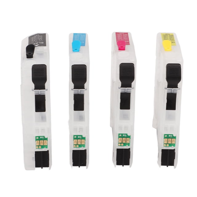 Ink Cartridges, Non Leakage Reusable Clear Printing Refill Ink Cartridges Odorless Smooth Output Accurate For Inkjet Printer ANGGREK LC113