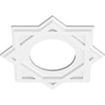 thumbnail image 2 of 24"OD x 7"ID x 13 1/4"C x 1"P Axel Architectural Grade PVC Contemporary Ceiling Medallion, 2 of 7