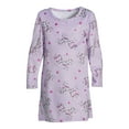 thumbnail image 5 of Wonder Nation Toddler Girls Long Sleeve Fleece Sleep Gown, Sizes 2T-5T, 5 of 5