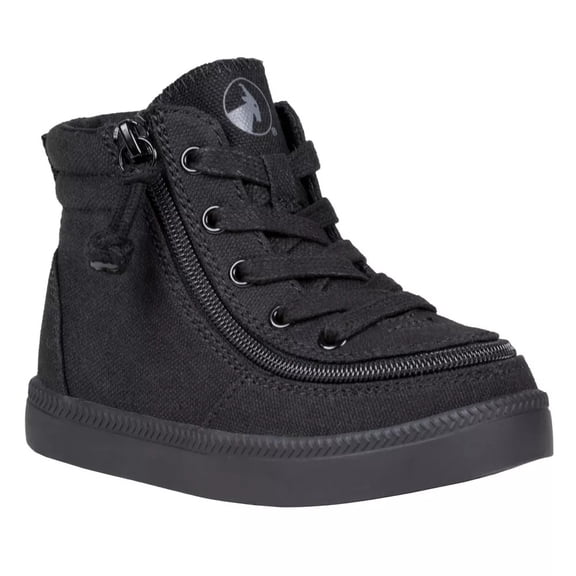 Tenis Billy Footwear Harmon para Niño Talla 12T, Negro, Con Cierre y Agujetas, Plantilla Acolchada, Suela Antiderrapante