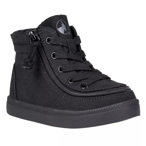 Tenis Billy Footwear Harmon para Niño Talla 12T, Negro, Con Cierre y Agujetas, Plantilla Acolchada, Suela Antiderrapante