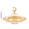 thumbnail image 2 of European Style Elegant Transparent Proof Serving Tray Exquisite Living Room Decorative Snack Dish High End Fruit Plate, 2 of 6