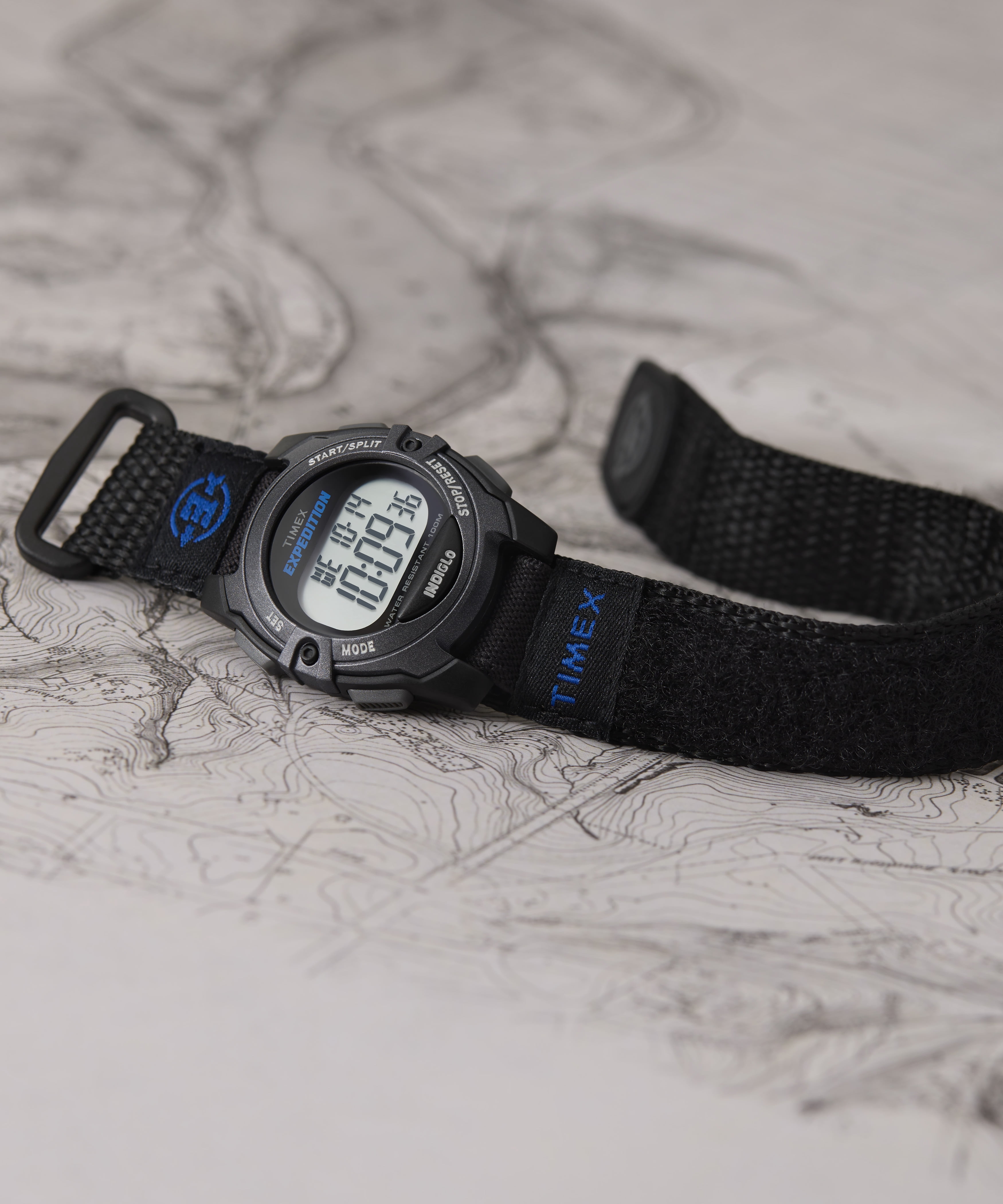 Unisex Expedition Digital CAT Mid-Size Watch, Black Fast Wrap