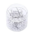 thumbnail image 2 of 100 Pieces Diamante Pins Flower Pins Corsages Pins Diamond Wedding Bouquet Boutonnieres Floral Bouquet Pins Comes with a Storage 52mm, 2 of 10