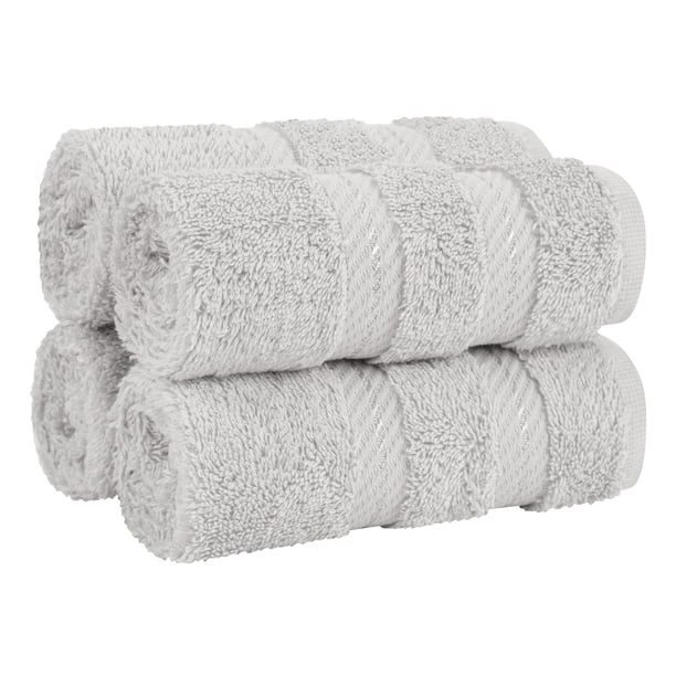 Conjunto de Paños de Lavado Americanos de Lino Suave Lujo 100% Algodón 600GSM