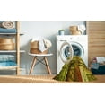 thumbnail image 2 of Ahgly Company Machine Washable Indoor Round Transitional Dark Bronze Brown Area Rugs, 5' Round, 2 of 7