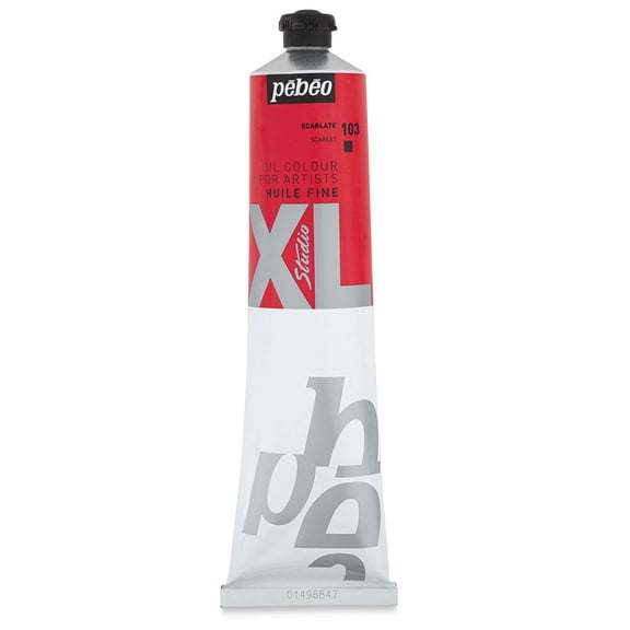 Pebeo XL Studio Oil Color - Scarlet, 200 ml, Tube