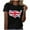 Black, variant on WREESH Womens Basic Graphic Tees Great Britain Uk Flag T-Shirts Fashion Printed Round Neck Short Sleeved Casual Top Shirt Olive Green