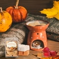 thumbnail image 7 of Fusion Autumn Scented Wax Melts, Fall Soy Wax Melts Gift Set, Wax Cubes/Tarts for Warmer - Pumpkin Spice, Caramel Apples, Candy Corn, Vanilla, Apple Cider, Cinnamon, Snickerdoodle, Autumn Wreath,, 7 of 7