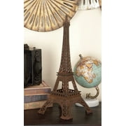 DecMode Traditional 15 Inch Iron Eiffel Tower Sculpture