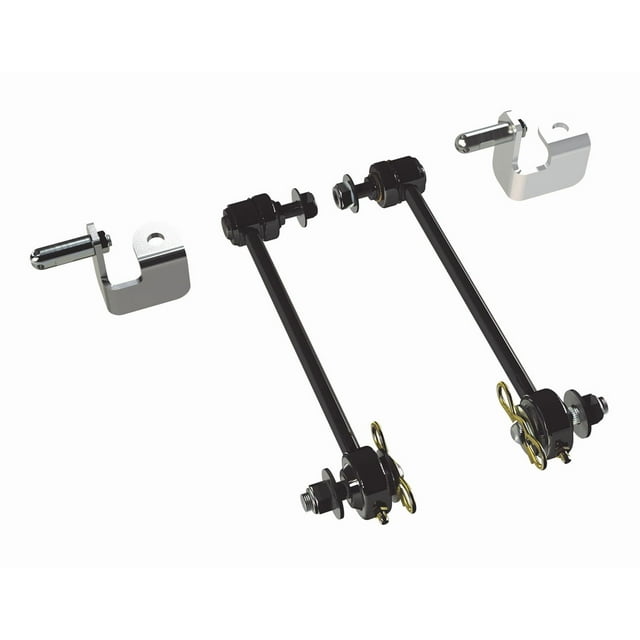 Fits 2007-2018 Jeep Wrangler JK Teraflex Stabilizer Bar Quick Disconnect 1753000 3 To 5 Inch Lift; Single Disconnect; Upper Swivel Stud/Lower Ball And Pin Ends; Set Of 2