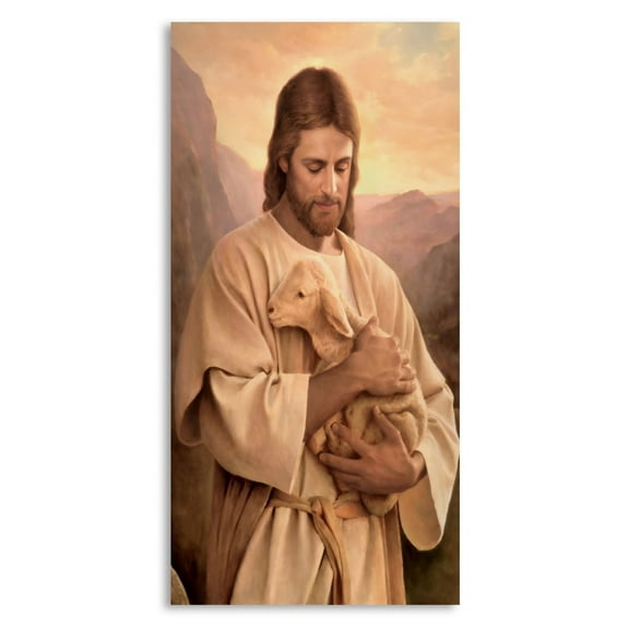 Wall Poster for Bedroom Decor Art Print - Lost Lamb by Del Parson Giclee Poster (Size: 8'x16')