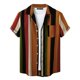 thumbnail image 1 of Playeras Y Camisas Para Hombre Camisa casual con estampado para hombre Camisa de blusa con cuello vuelto de manga corta (Yellow, XXL), 1 of 7