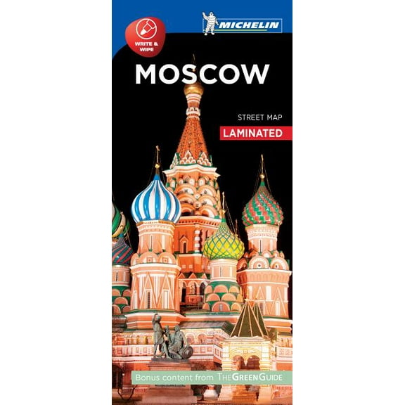 Michelin Moscow City Map (Sheet map, folded)
