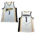 thumbnail image 3 of Camisetas de baloncesto Metropolitans 92 1# WEMBANYAMA jersey Costura Bordado Ropa deportiva al aire libre Hip Hop Película Azul Blanco Púrpura;, 3 of 5