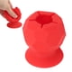 thumbnail image 4 of Recolector de chatarra portátil para estudiantes, ventosa de silicona, bola de recolección de residuos hecha a mano, almacenamiento de vinilo, color rojo, 4 of 12