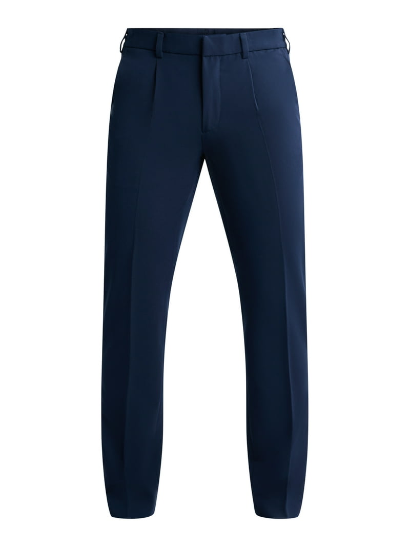George Men's Comfort Dress Pants - Classic Work Style - Walmart.com