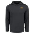 thumbnail image 2 of Men's Cutter & Buck Black LSU Tigers Coastline Epic Comfort Eco Recycled Long Sleeve Hoodie T-Shirt, 2 of 3