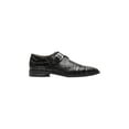 thumbnail image 3 of 25637-001 Stacy Adams Rapino Plain Toe Monk Strap Shoes Crocodile Print Black, 3 of 8