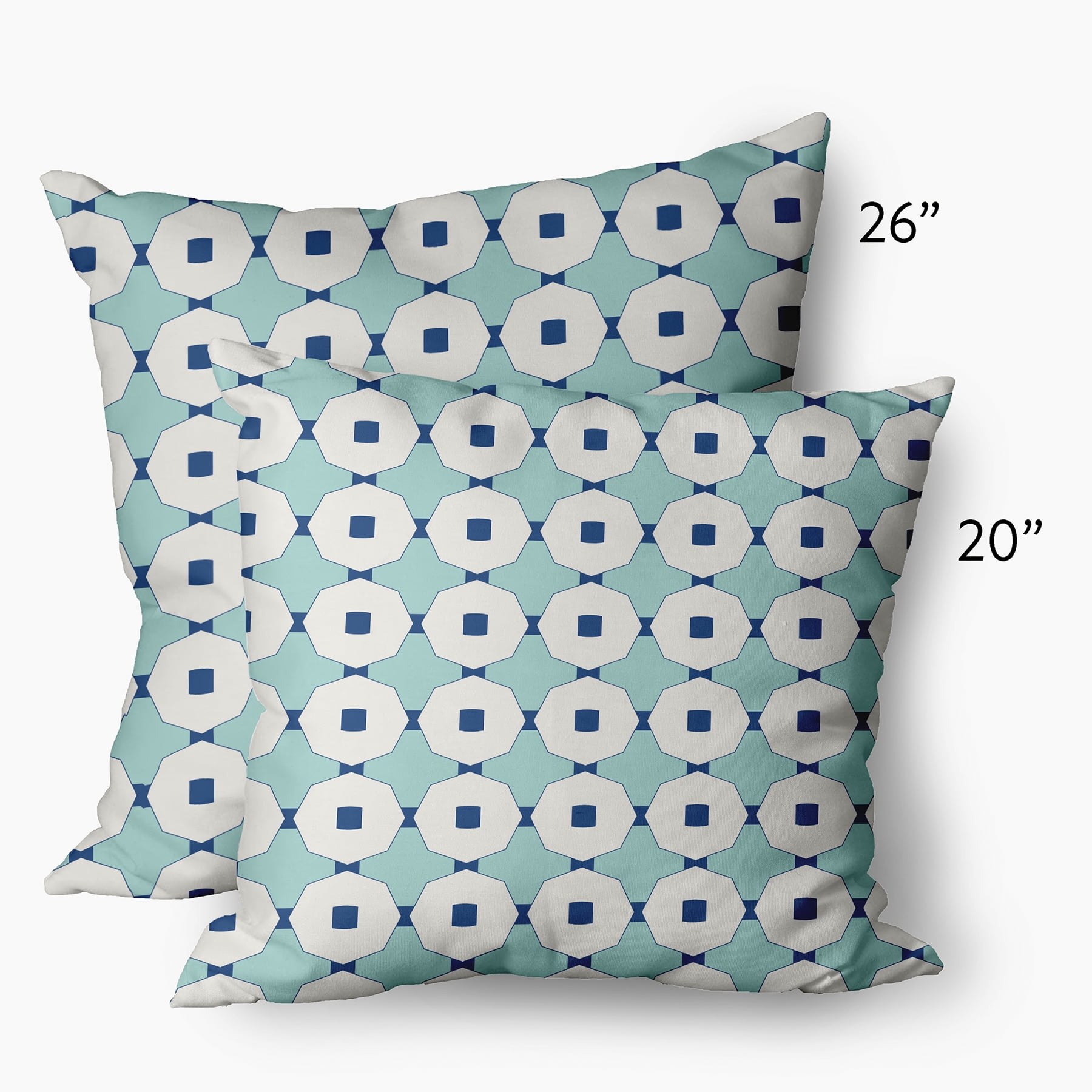 20" x 20" Simply Daisy Button Up Decorative Throw Pillow