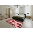 thumbnail image 5 of Ahgly Company Machine Washable Indoor Rectangle Transitional Pastel Pink Area Rugs, 5' x 7', 5 of 7