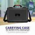 thumbnail image 4 of Aries Waterproof Hard Shell Carrying Case for DJI Mini 4 Pro Drone, Black, 4 of 10