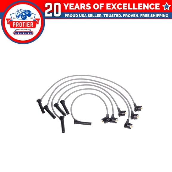 Spark Plug Wire Set Compatible with 1996-1999 Ford Lincoln Mercury F-150 F250 V8 4.6L