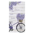 thumbnail image 3 of Pastoral Style Lavender Flower Bicycle Microfiber Kitchen Towel Absorbent Non-stick Oil Wiping Rag Home Cleaning Dishcloth, 3 of 7