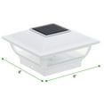 thumbnail image 6 of GreenLighting Royalty 7 Lumen Solar Post Cap Light for 4x4 Wood Posts & 4x4 or 5x5 PVC Posts (4 Pack), 6 of 7