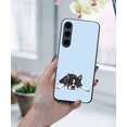 thumbnail image 5 of WIRESTER Shockproof Soft Rubber Cover Case for Samsung Galaxy S24 FE 6.7", Boston Terrier Dog Lying Down Looking Up On Light Blue Background, 5 of 5