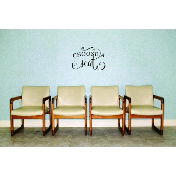 Choose A Seat Not A Side Were All Once The Knot Is Tied Miracles Harmonious Powerful Happen Decorating Holy Writ Scriptures Word of God Testament Prayer Blessings Wall Decal - Size: 18 Inch x 26 Inch