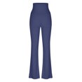 thumbnail image 3 of Plebaso Pantalon Évasé Taille Haute pour Femmes Legging Décontracté Extensible Bootcut Yoga, 3 of 6