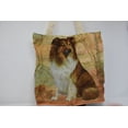 thumbnail image 2 of Sheltie Foldable Tote Bag - Durable, Waterproof - Zippered Market Tote, 2 of 2