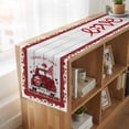 thumbnail image 6 of Table Runners 72 Inches Long Dress Scarves, Red Valentine's Day Farmhouse Kitchen Table Runner, Coffee Tablerunners, Love Heart Roses Gnomes Vintage Floral 16x72 Inch, 6 of 9