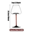 thumbnail image 5 of Dextrus 700ml Lead-Free Crystal Wine Glasses & 1500ml Wine Dispenser, Set of 2, 5 of 12