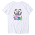 thumbnail image 1 of Mujeres Manga Corta Tops Impreso Cuello Redondo Camiseta Superior, Poliéster Spandex Vintage Humor, 1 of 3