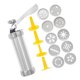 thumbnail image 1 of Pistola De Prensa Para Galletas Y Juego De Glaseado Para Decorar Con 4 Boquillas Para Boda De Aniversario 10 Moldes Para Galletas Sunnimix Máquina de prensa de galletas, 1 of 8