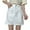 White, variant on Letdown Denim Skirt Women Casual Denim Mini Skirt High Waisted A-Line Jean Skirt Slim Fit Jean Skirt Summer Jean Skirt with Pockets